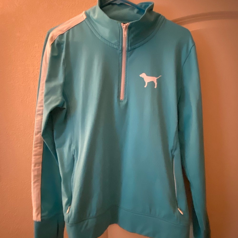 PINK 1/4 Zip, Size Large